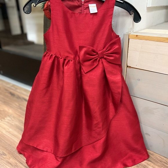 ❤️ Beautiful 😍 Kids/Girls/Youth formal Dress Gymboree Christmas size 6 Dark Red - Picture 9 of 9